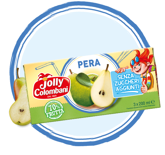 Pera senza zuccheri aggiunti