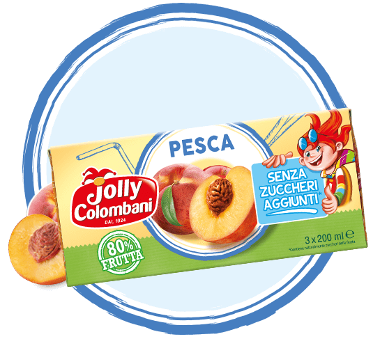 Pesca senza zuccheri aggiunti