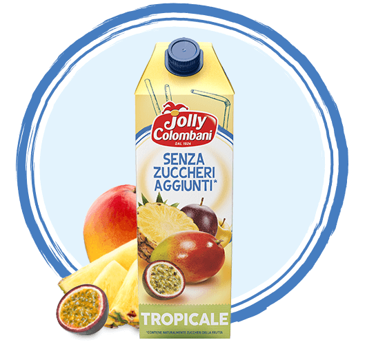 Tropicale senza zuccheri aggiunti